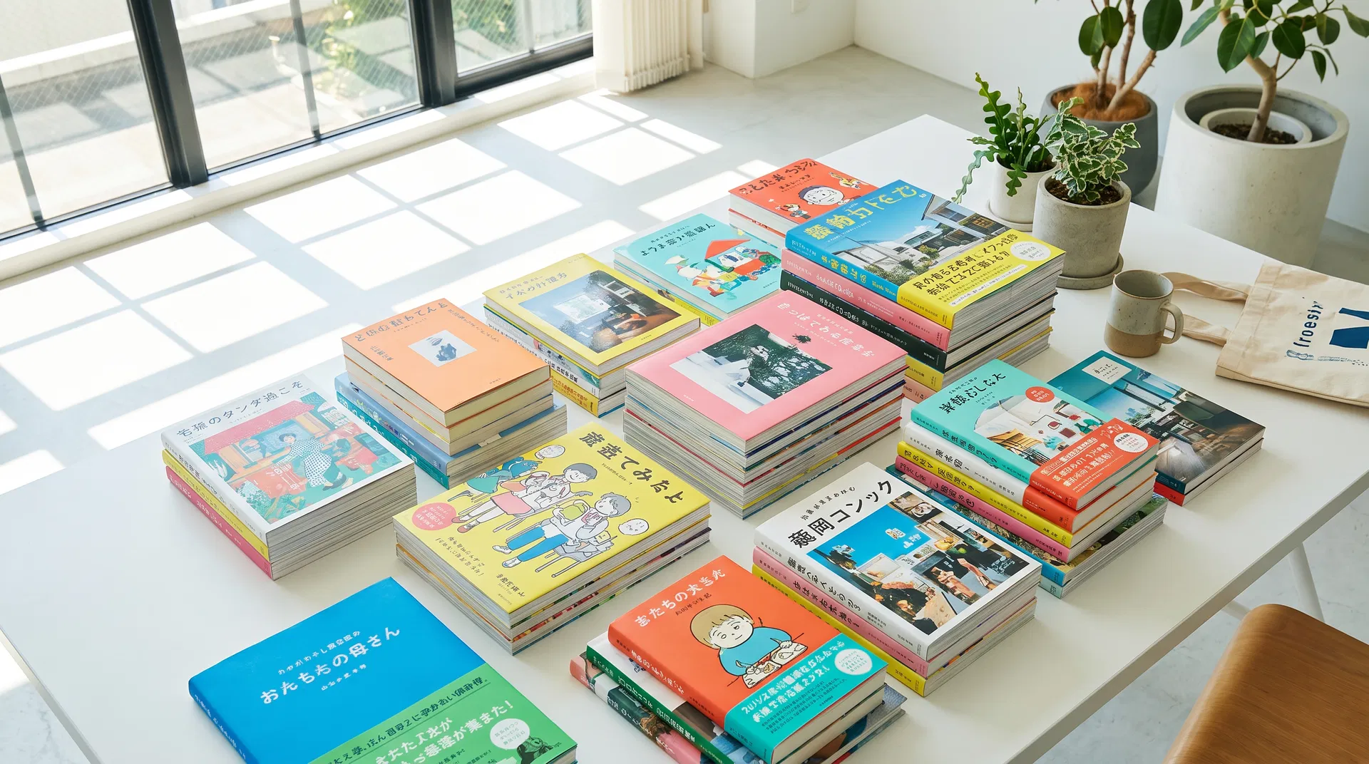 積み上げられた書籍