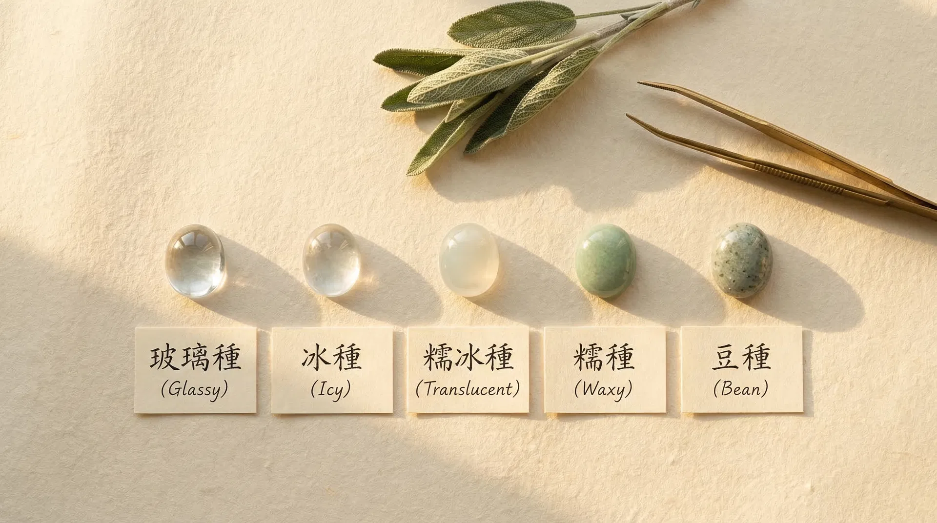 翡翠種水分類圖