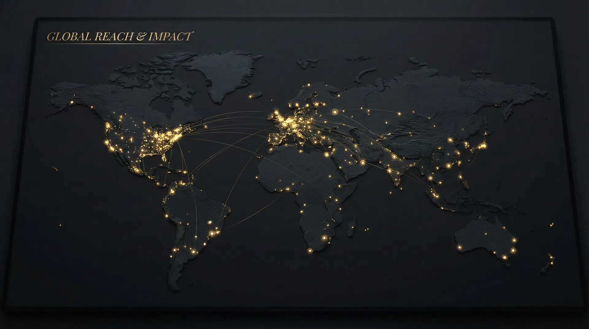 Global reach and impact visualization