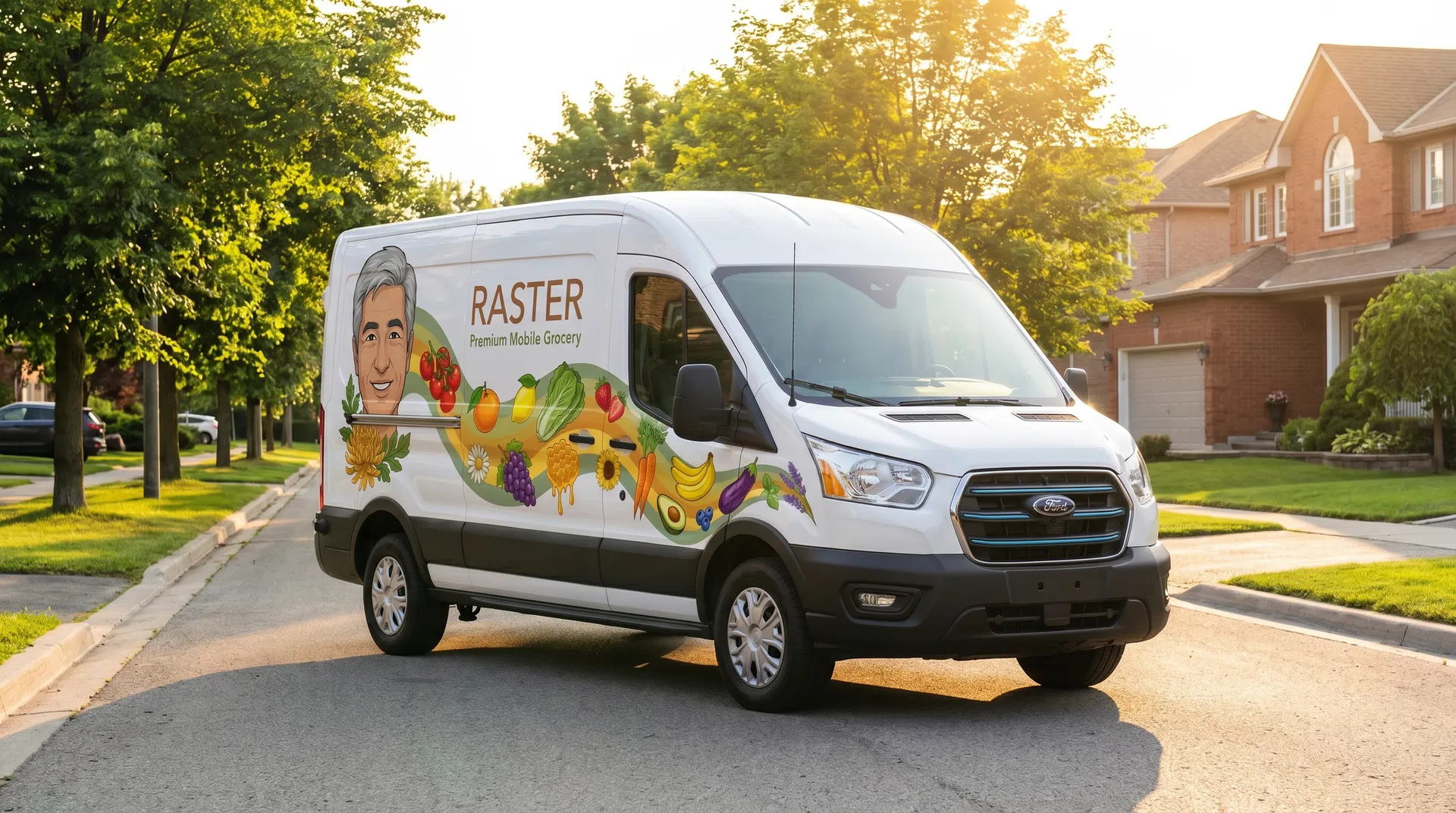 Raster eco-friendly electric delivery van in Mississauga