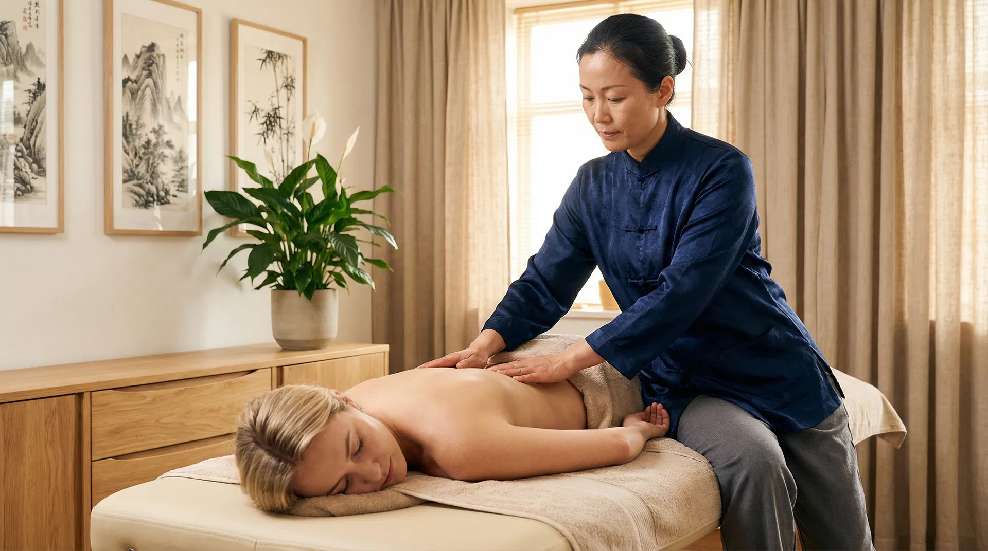 TCM consultation with Chinese doctor