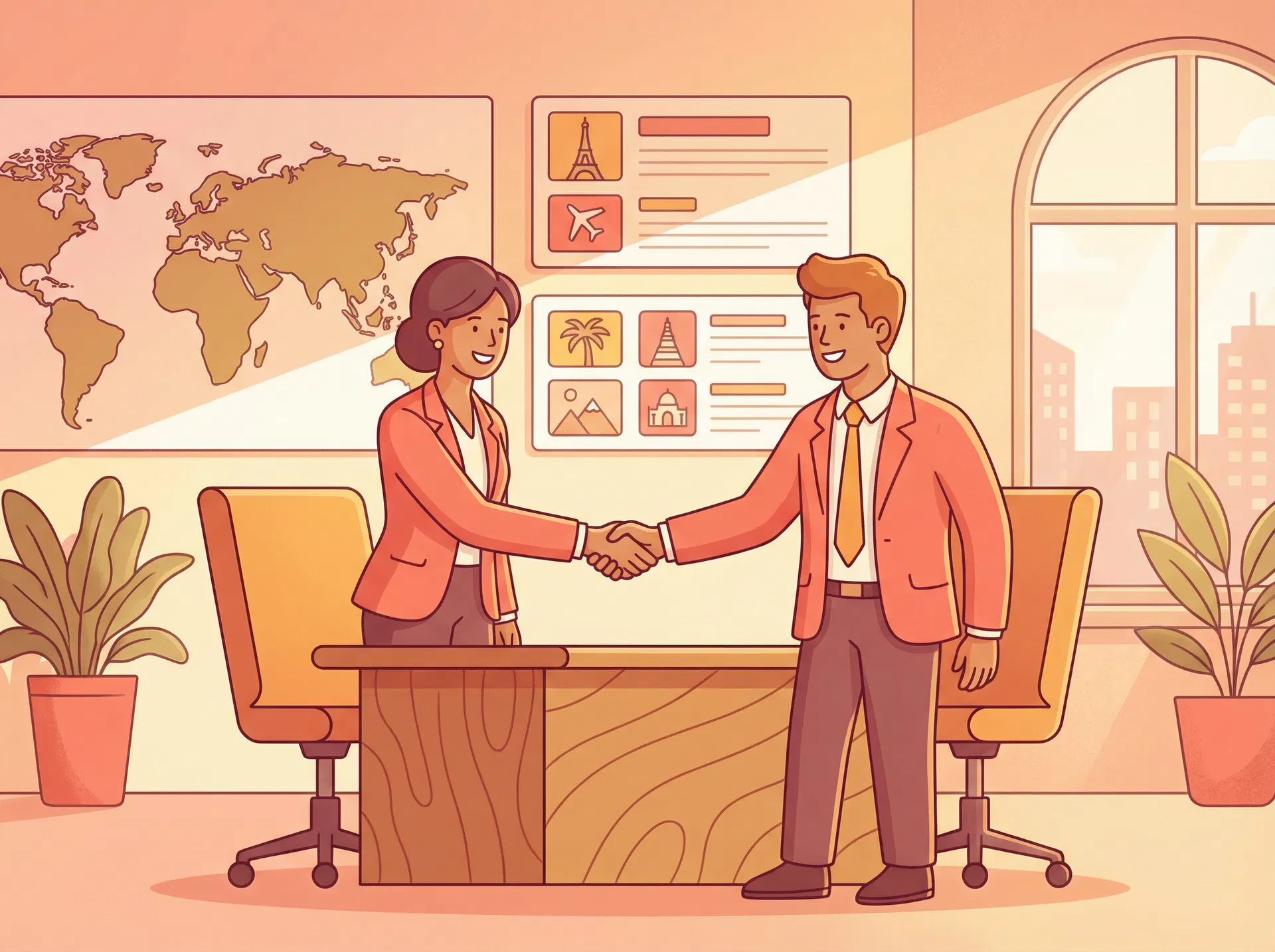 Agencia de viajes con Mingo eSIM