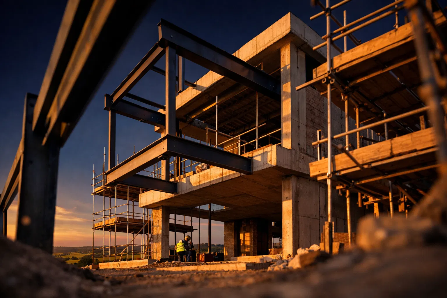 Structural engineering construction project in Devon