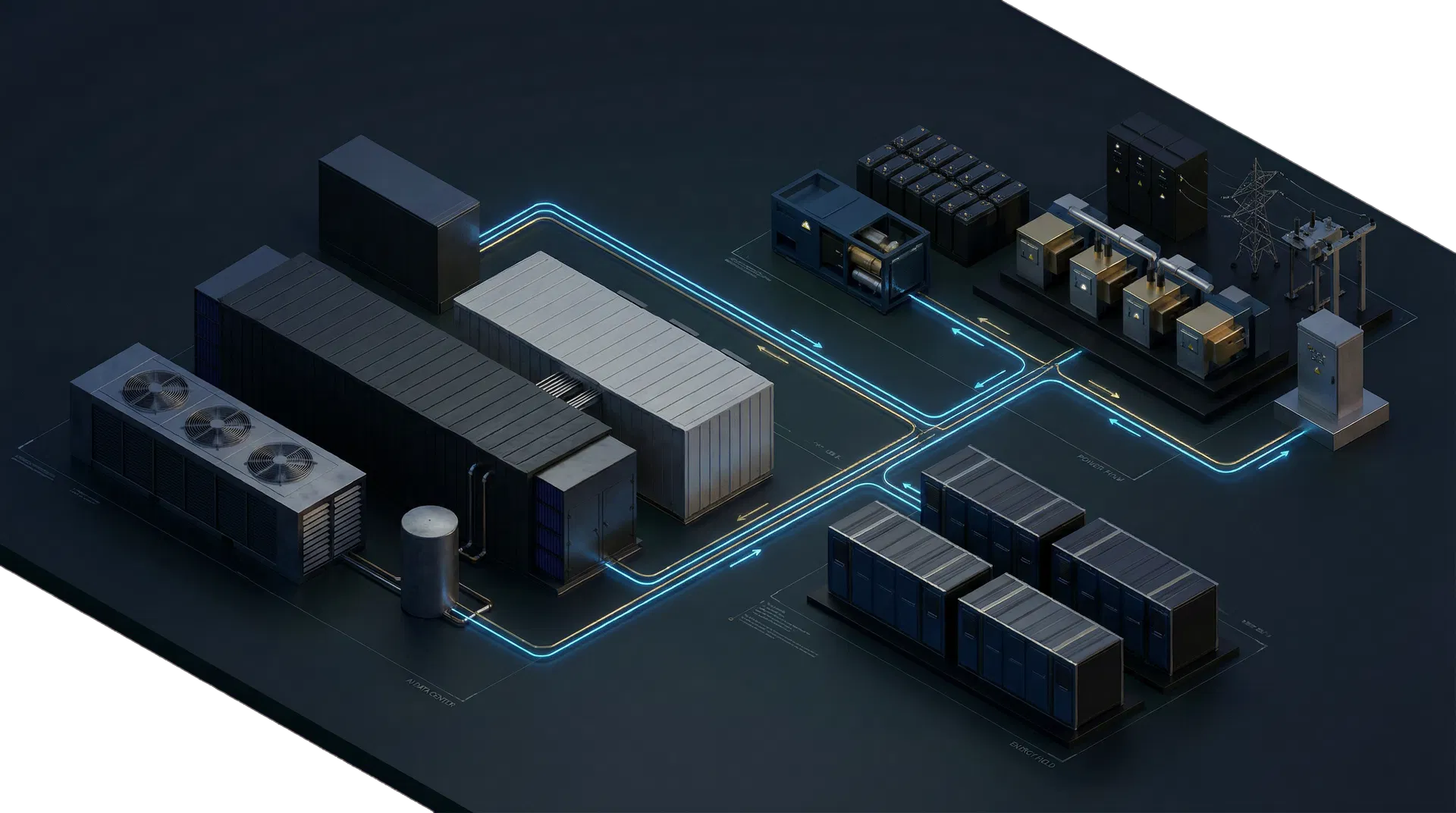 FlexMode modular compute and hybrid energy systems