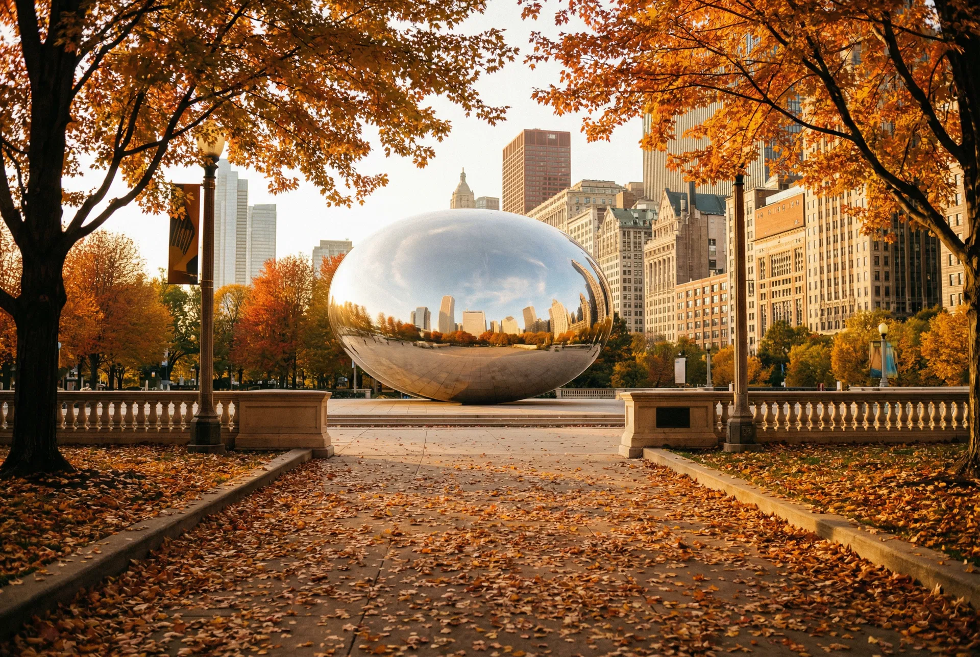 Millennium Park in autumn