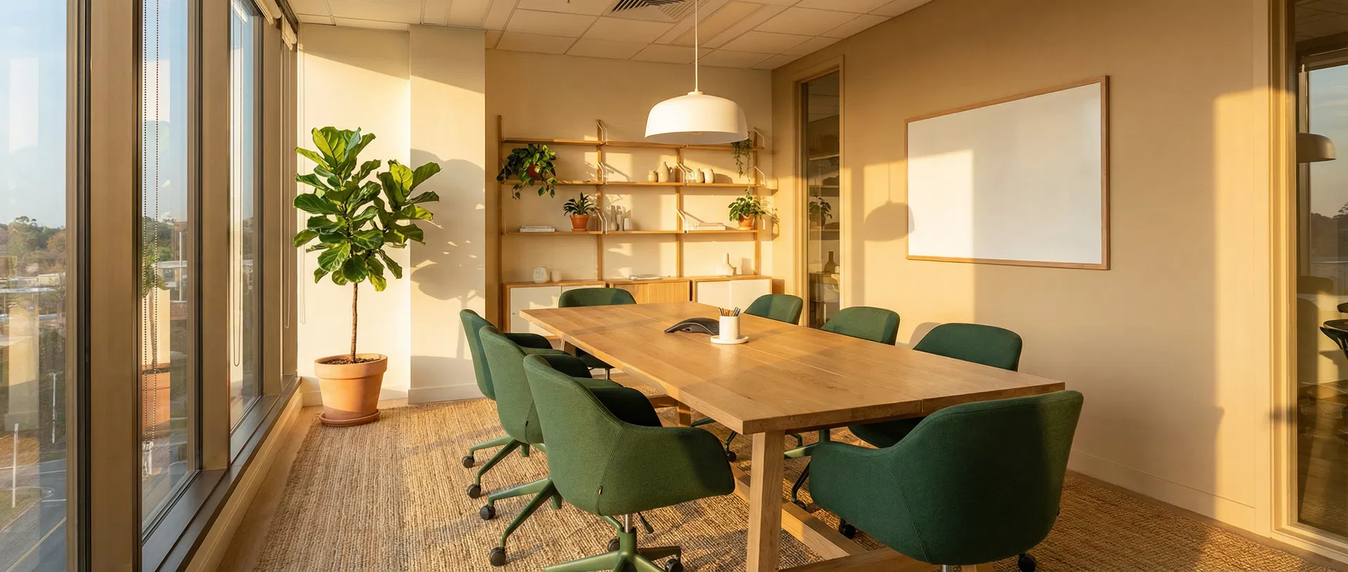 Modern meeting space