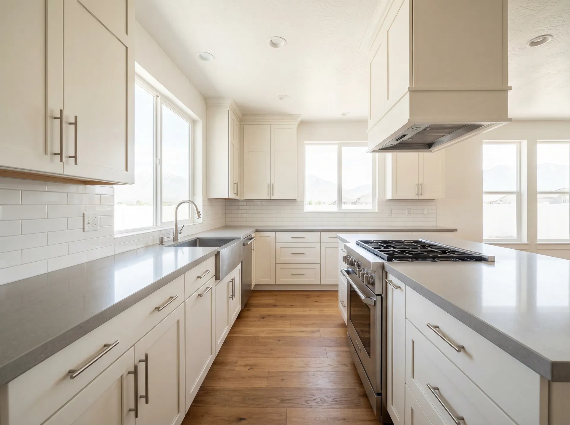 Custom kitchen cabinet installation in Utah