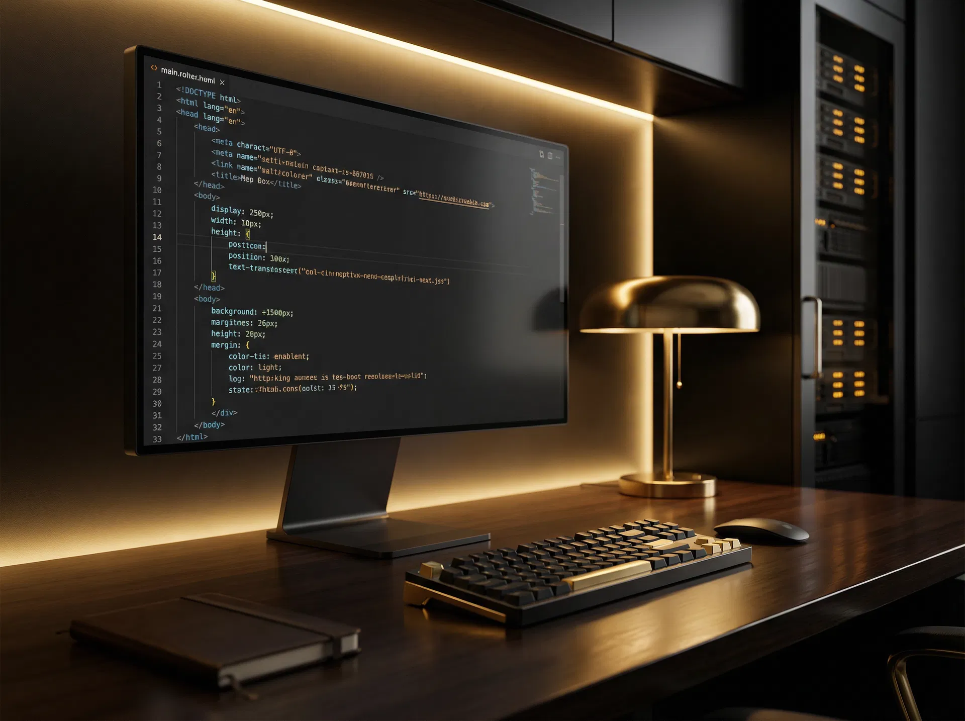 AI-powered business intelligence dashboard