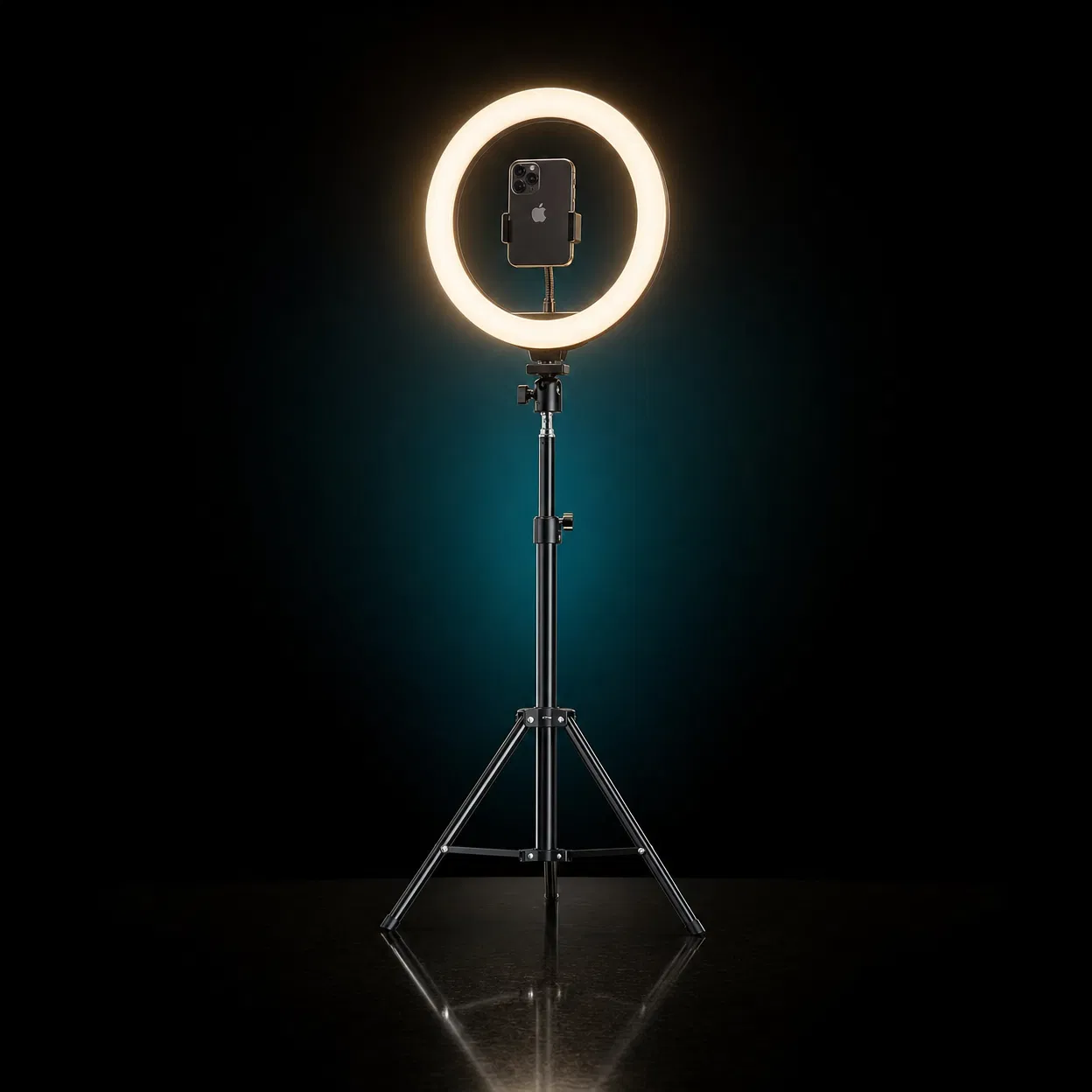 Portable 10-Inch Ring Light with Tripod Stand & Phone Mount
