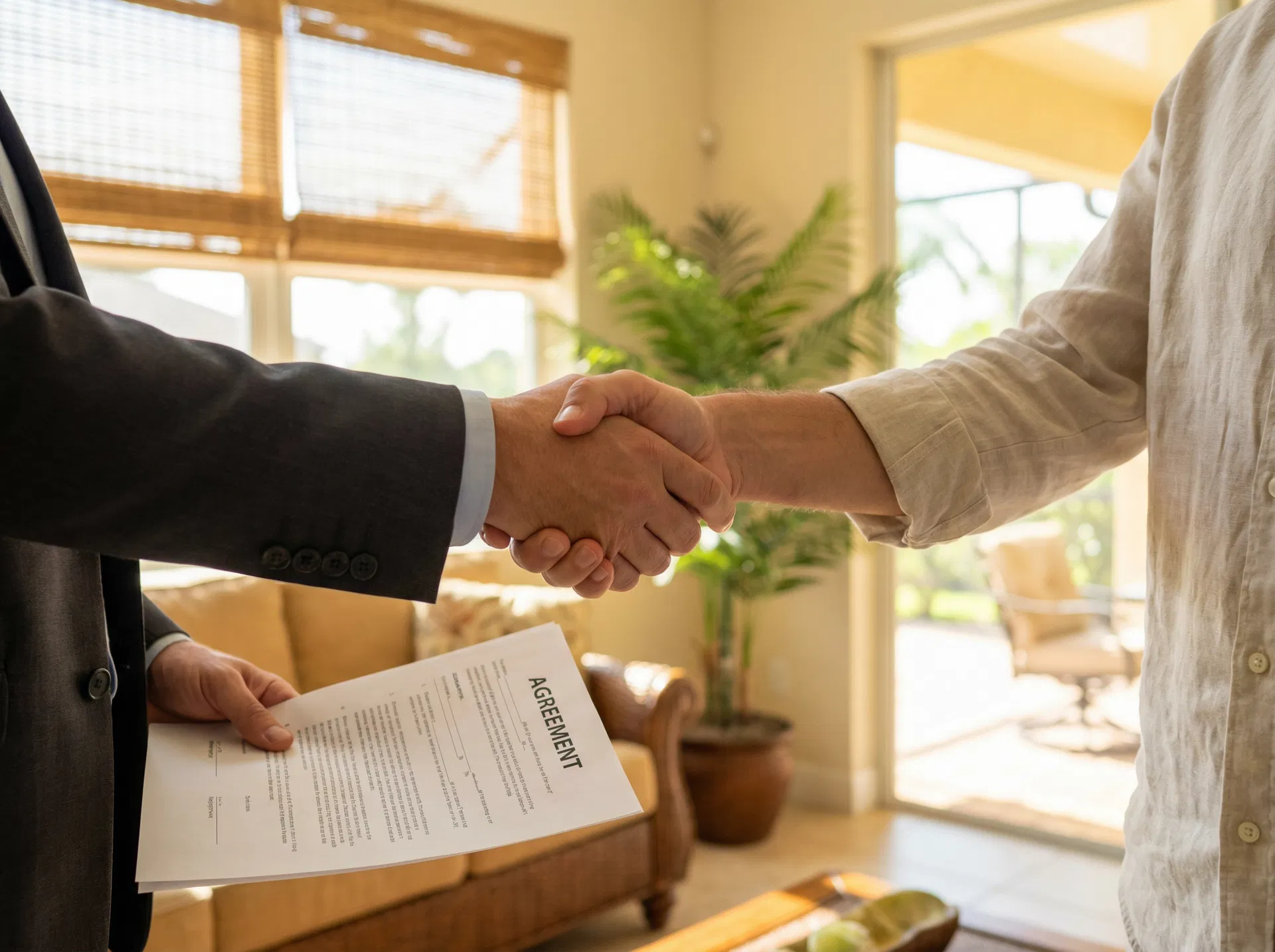 Cash home sale agreement