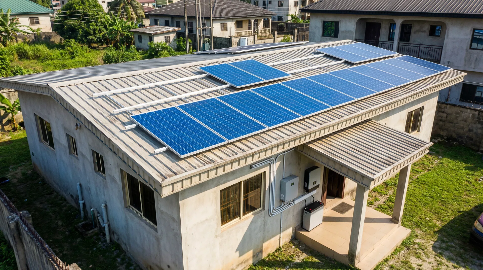 After solar installation