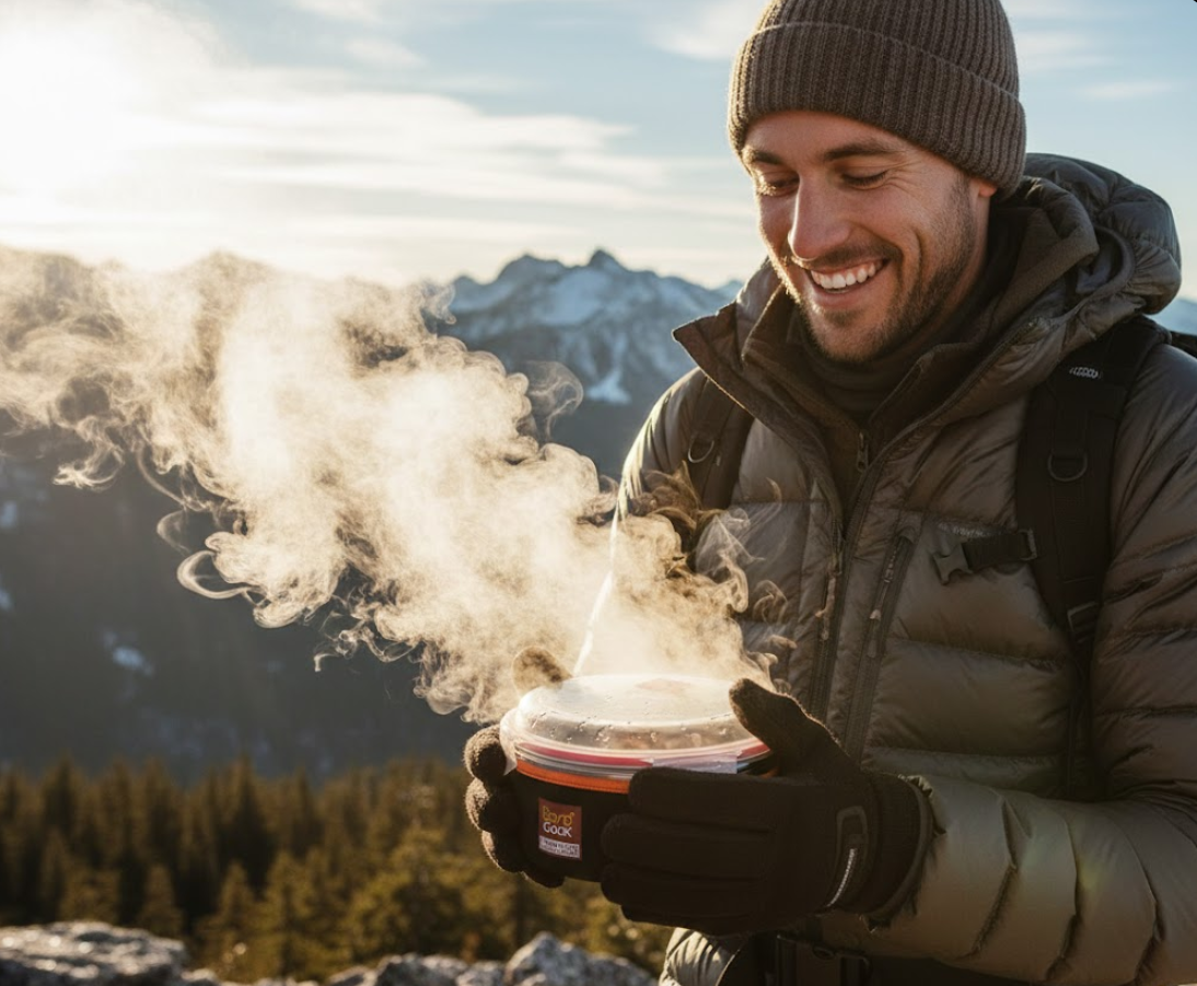 BC-010 원형 발열 도시락 900ml