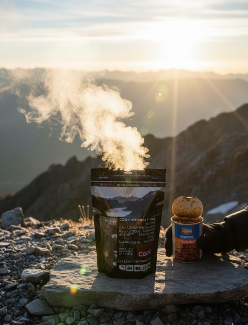 BC-911 발열팩 비화식 백패킹 발열 파우치 세트