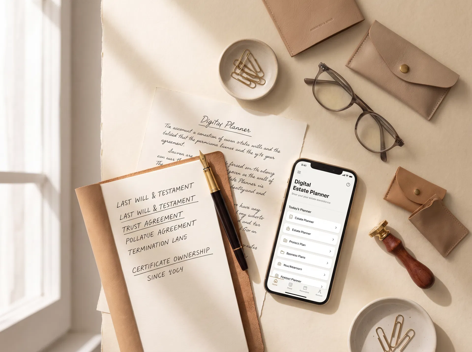 유언장 작성 과정