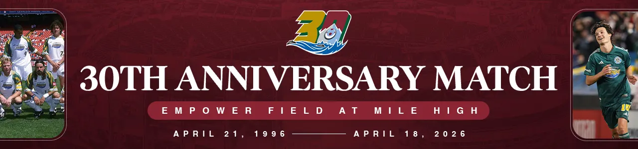 Colorado Rapids 30th Anniversary Match Featuring Lionel Messi