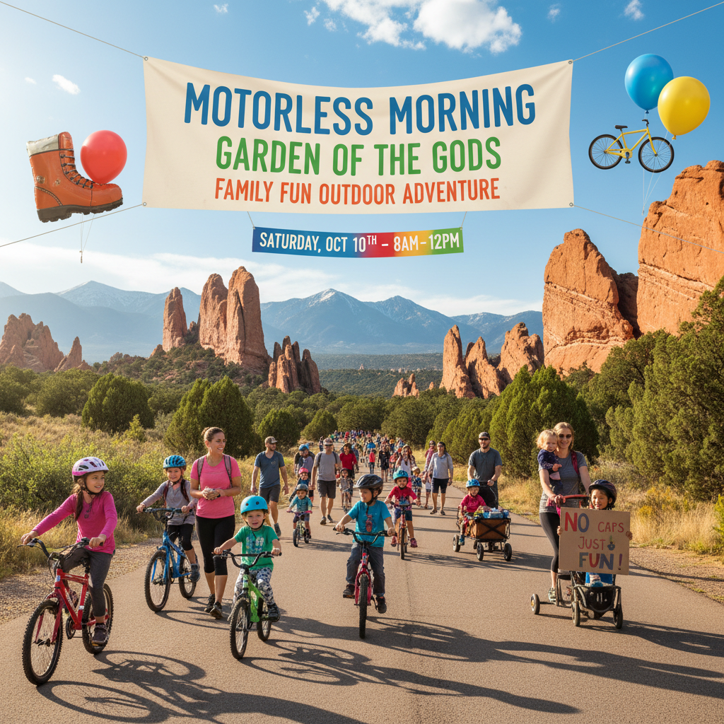 Motorless Morning at Garden of the Gods