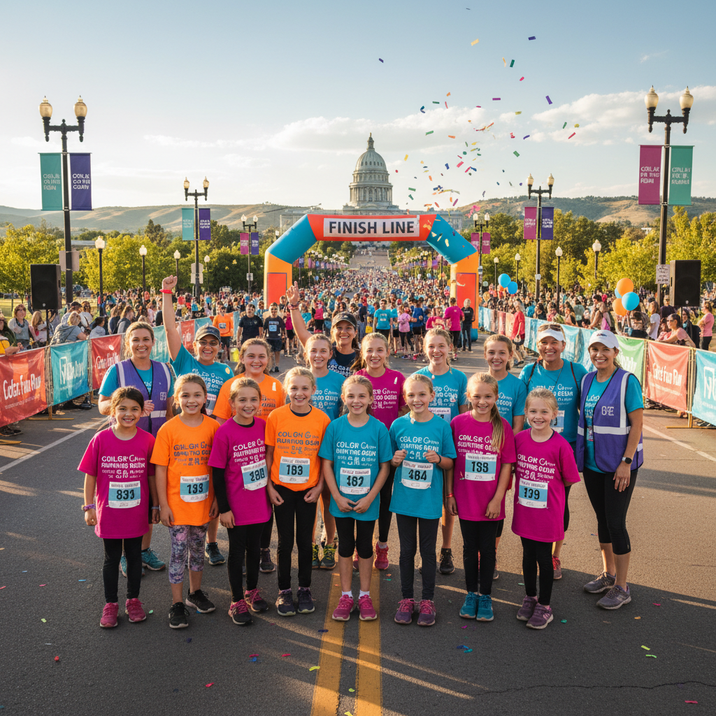 Girls on the Run 5K at Colfax - Running Buddies and Volunteers