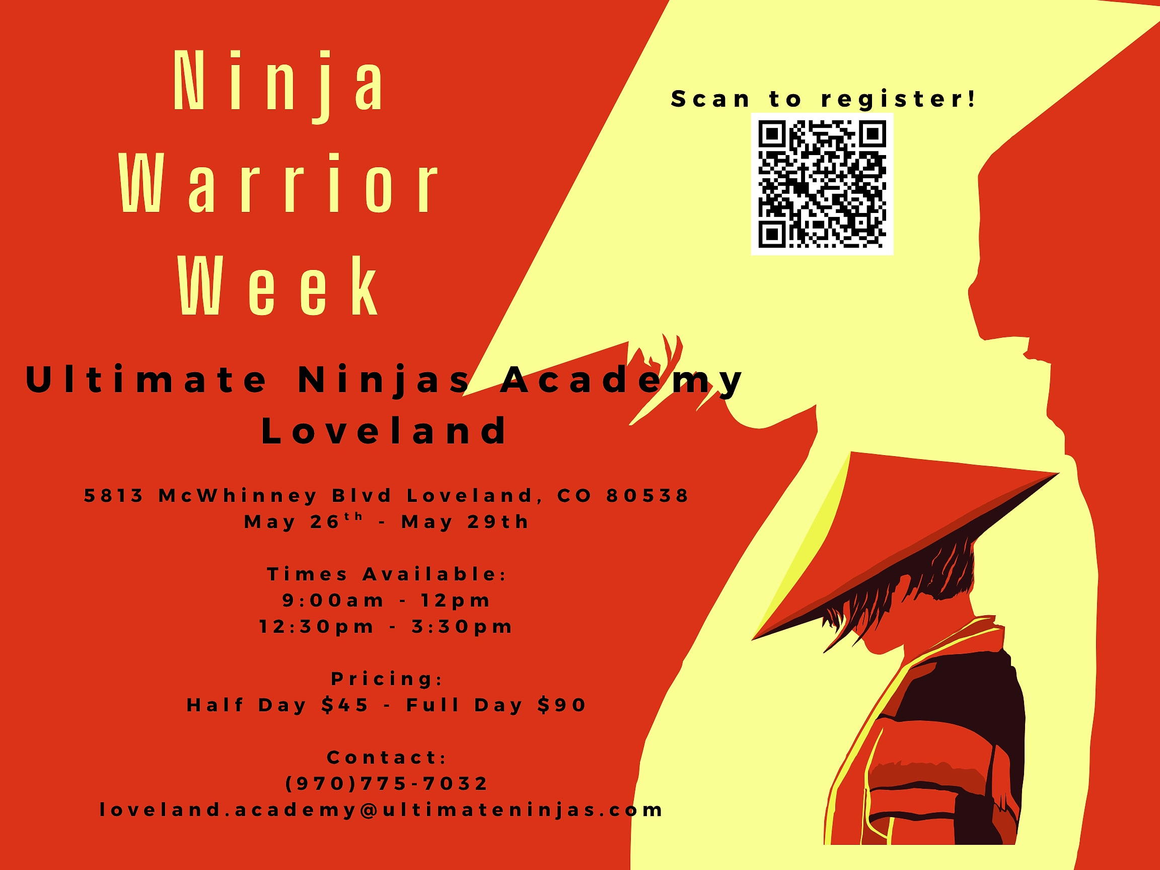 Ninja Warrior Week Day Camp