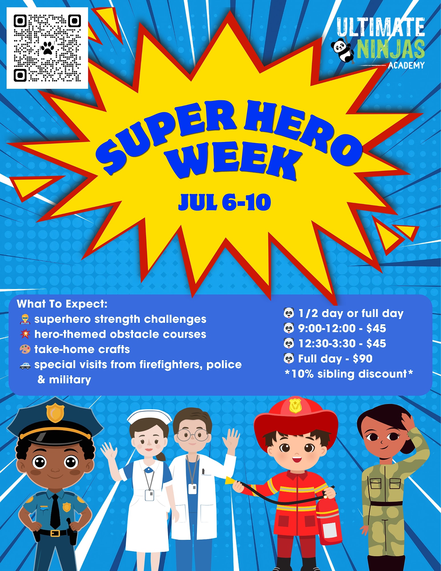Super Heroes Week Day Camp