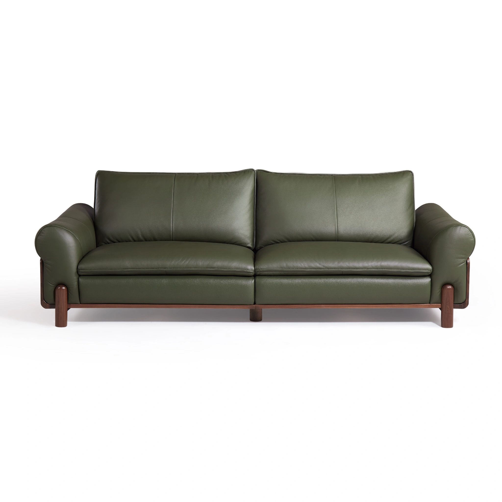Siena Leather Sofa (Natural Walnut) 4