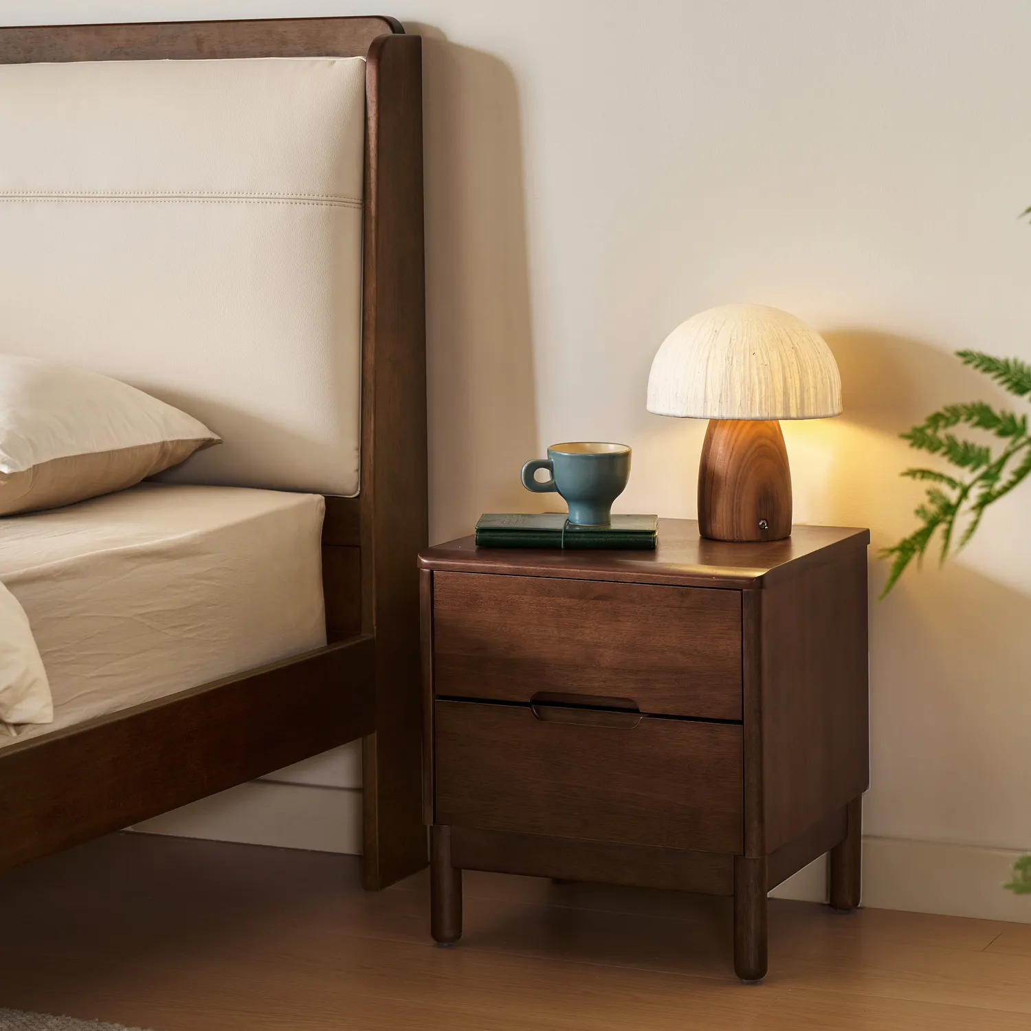 Walter Timber Bedside set 2