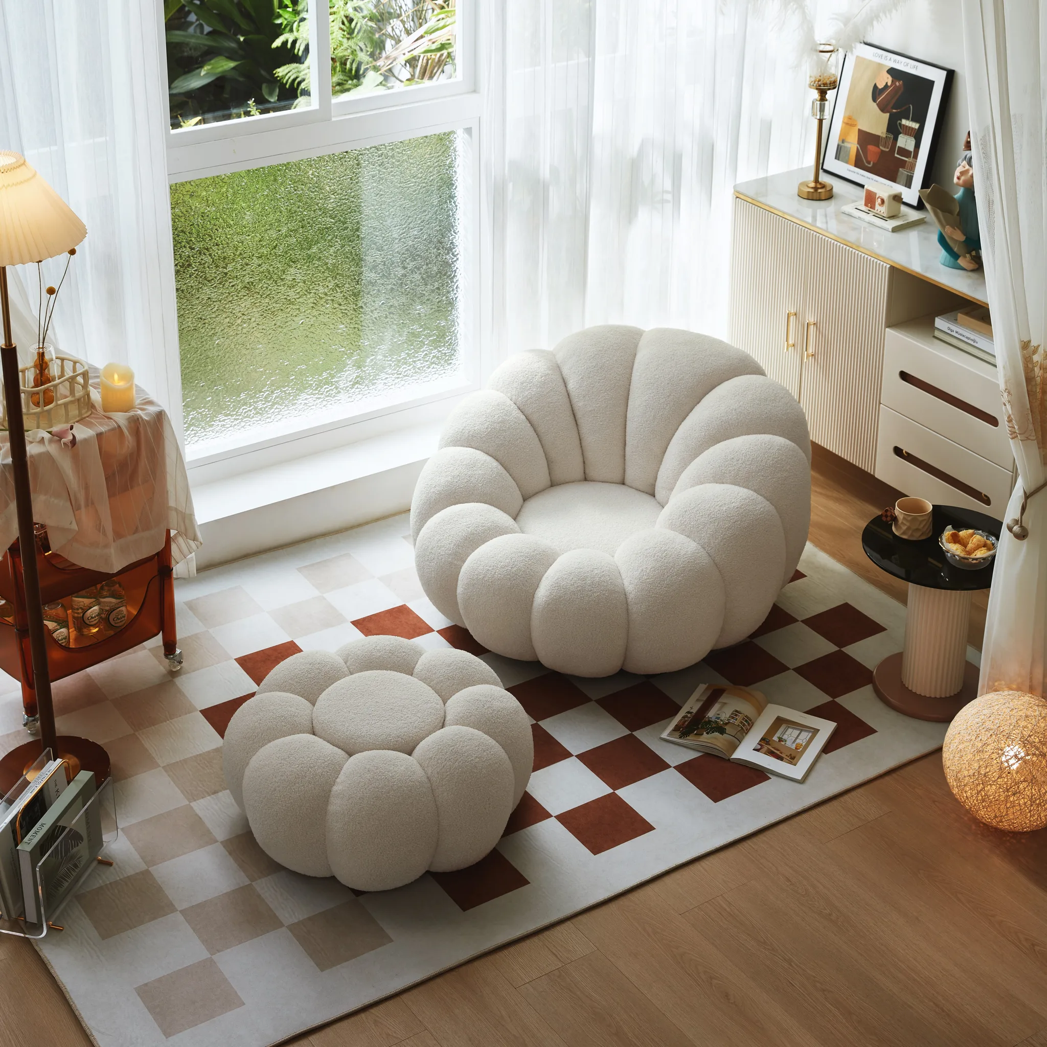 Cloud Lounge Chair With Ottoman 3