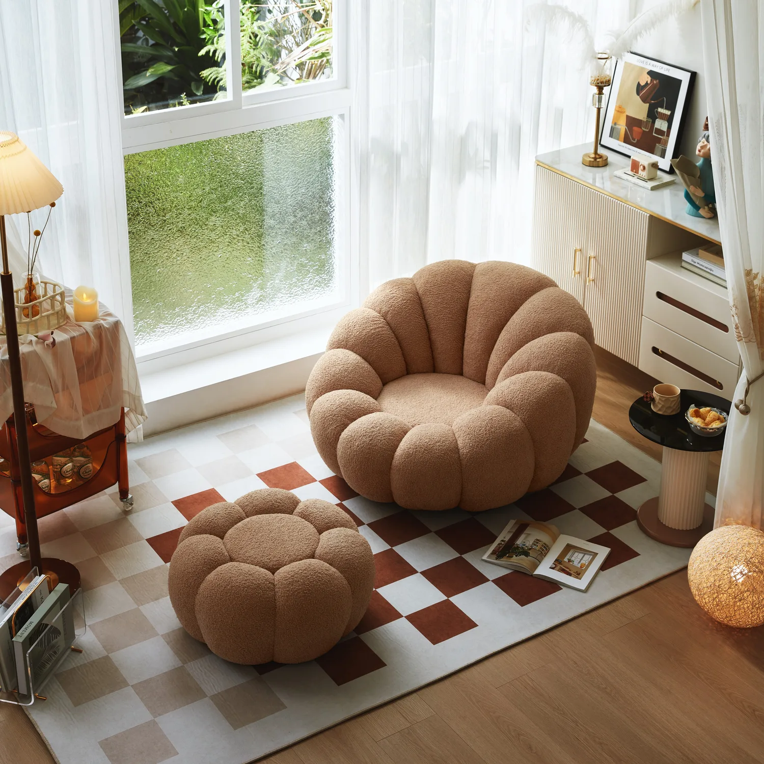 Cloud Lounge Chair With Ottoman 8