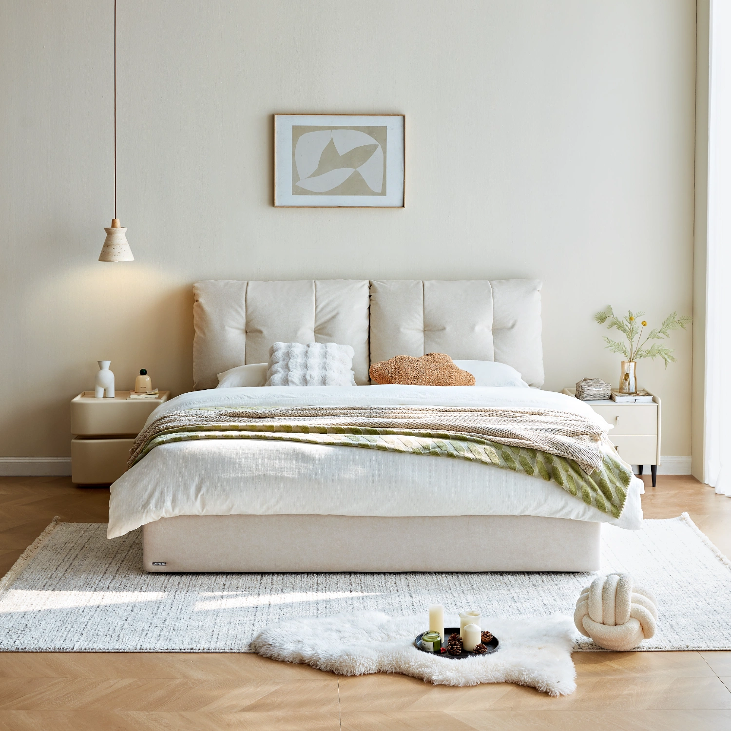 Emilia Fabric Bed 3