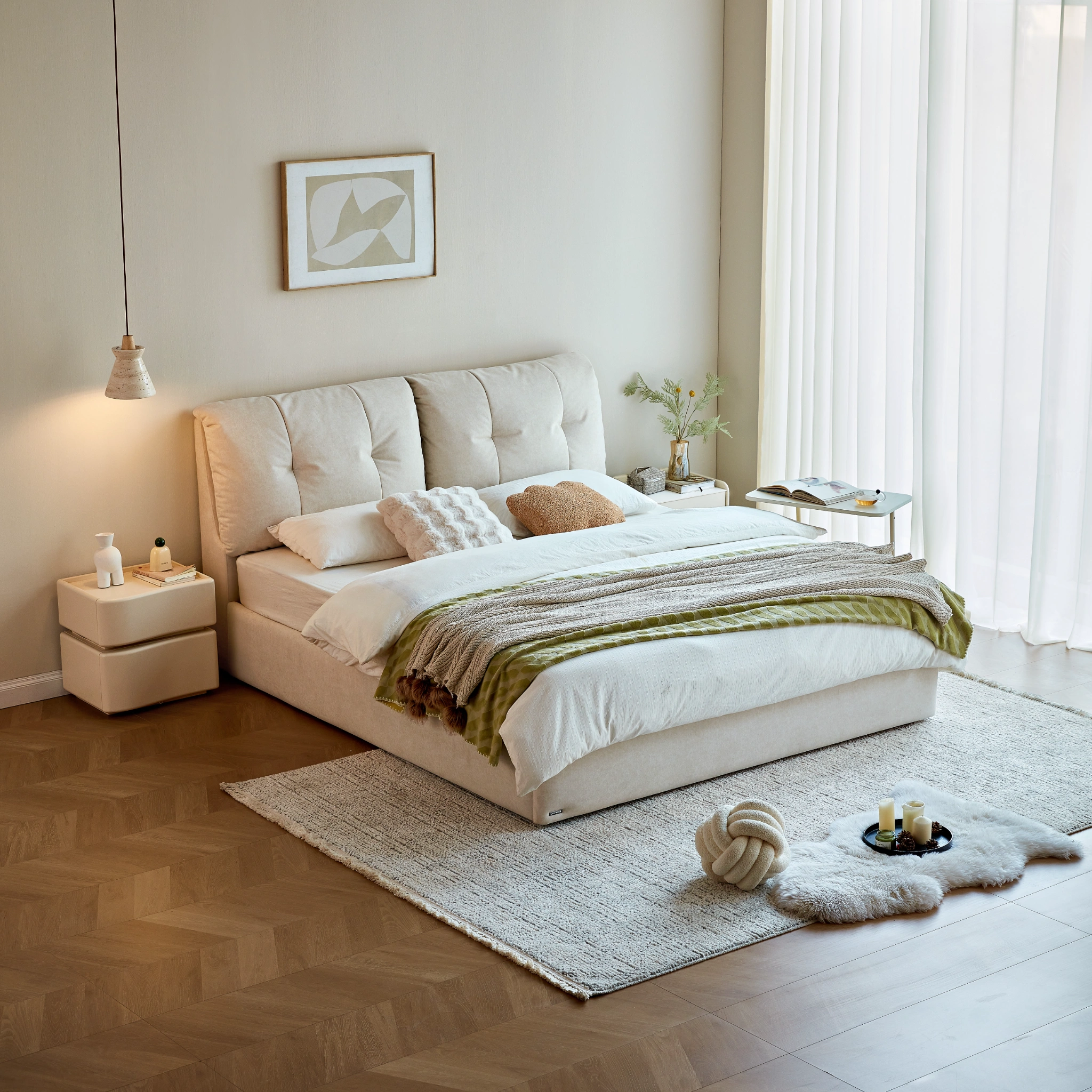 Emilia Fabric Bed 4