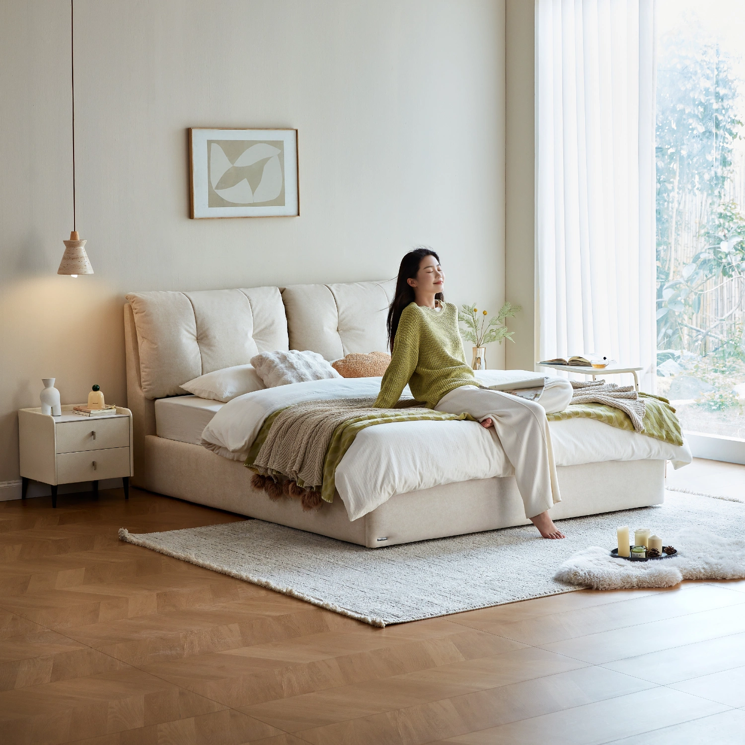 Emilia Fabric Bed 6