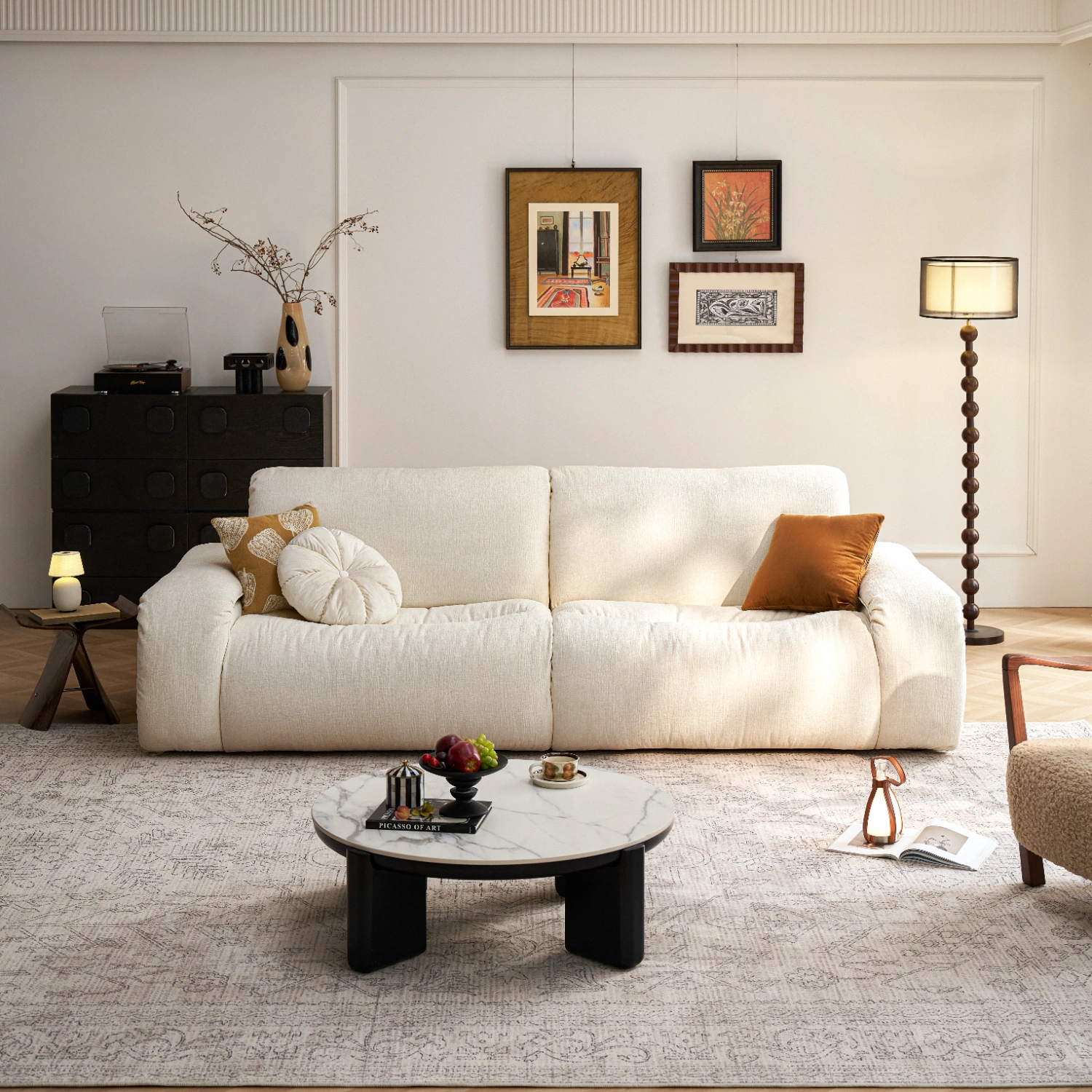 Monaco Fabric Sofa 1