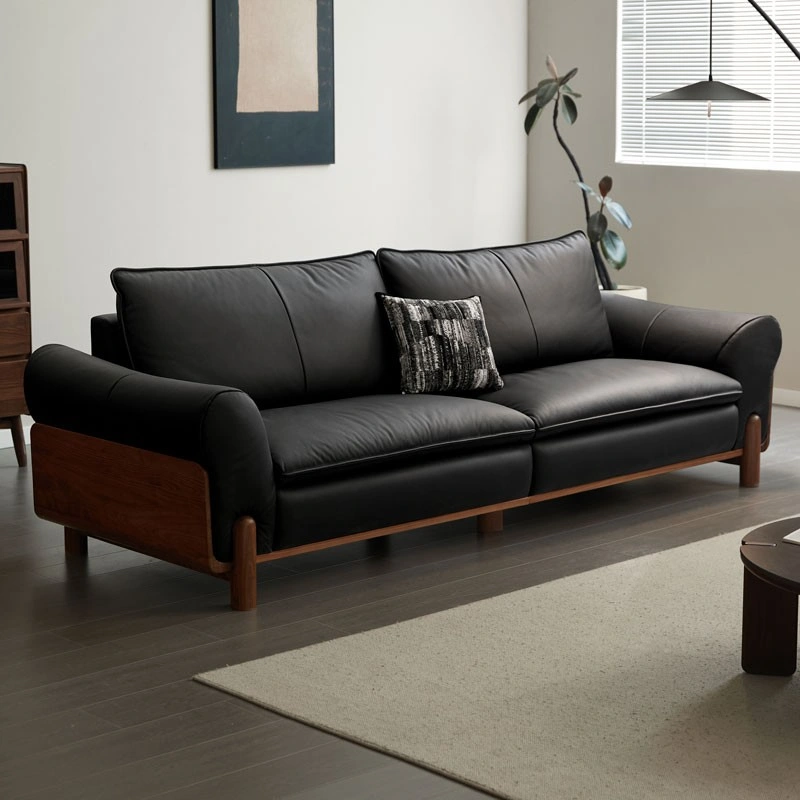 Siena Leather Sofa (Natural Walnut) 18