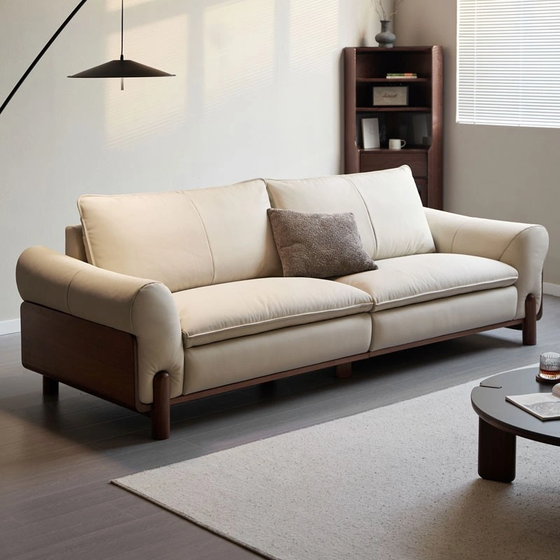 Siena Leather Sofa (Natural Walnut) 22