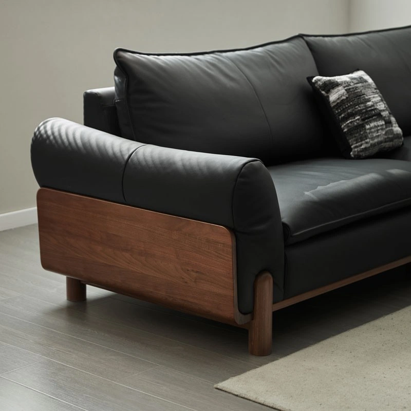 Siena Leather Sofa (Natural Walnut) 19