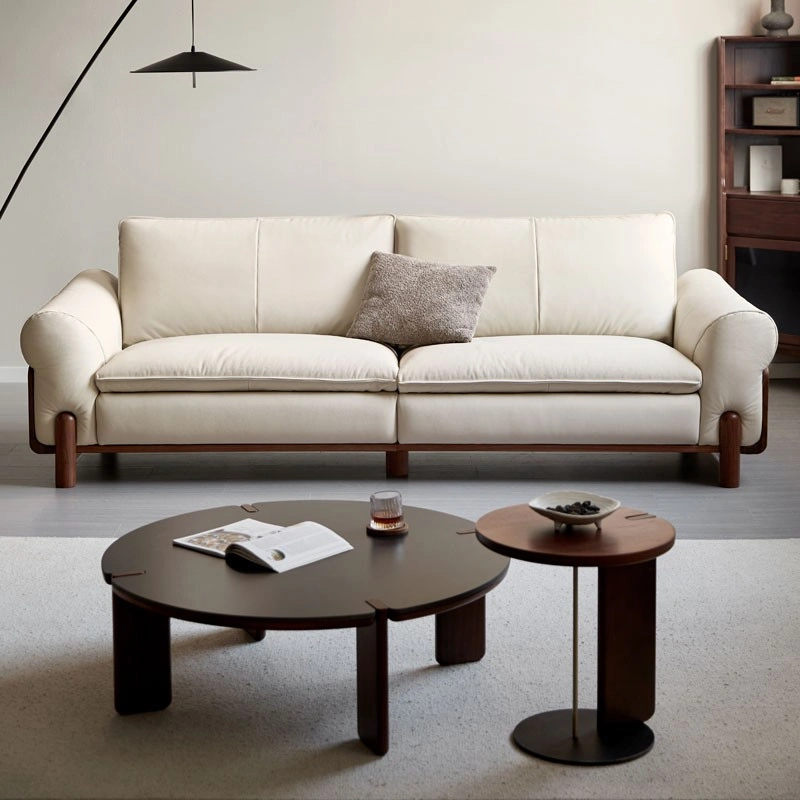Siena Leather Sofa (Natural Walnut) 23