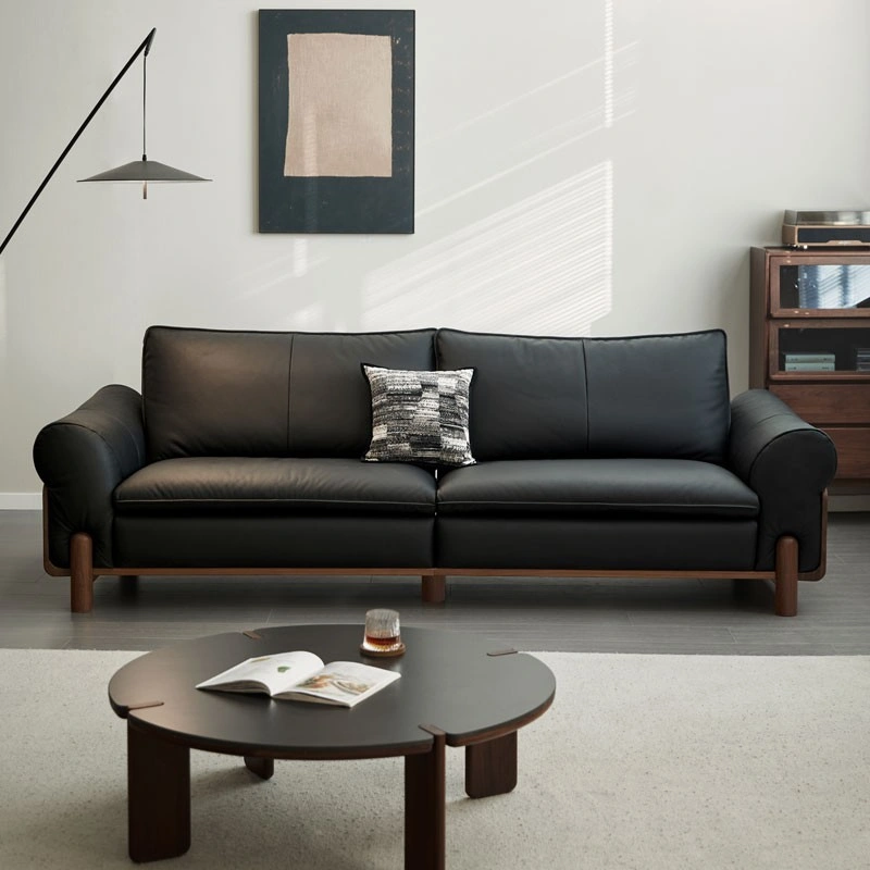 Siena Leather Sofa (Natural Walnut) 25