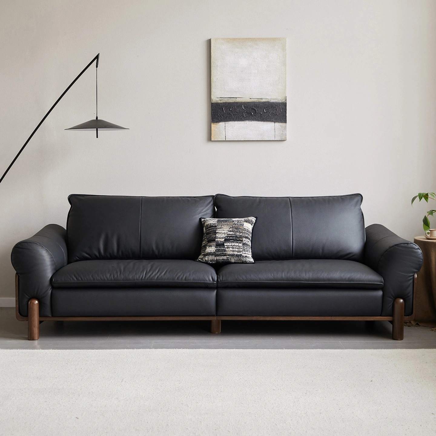 Siena Leather Sofa (Mountain Ash) 16