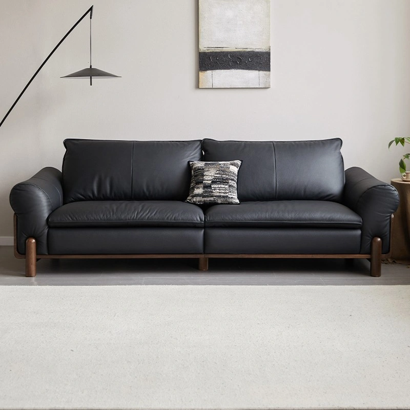 Siena Leather Sofa (Mountain Ash) 19