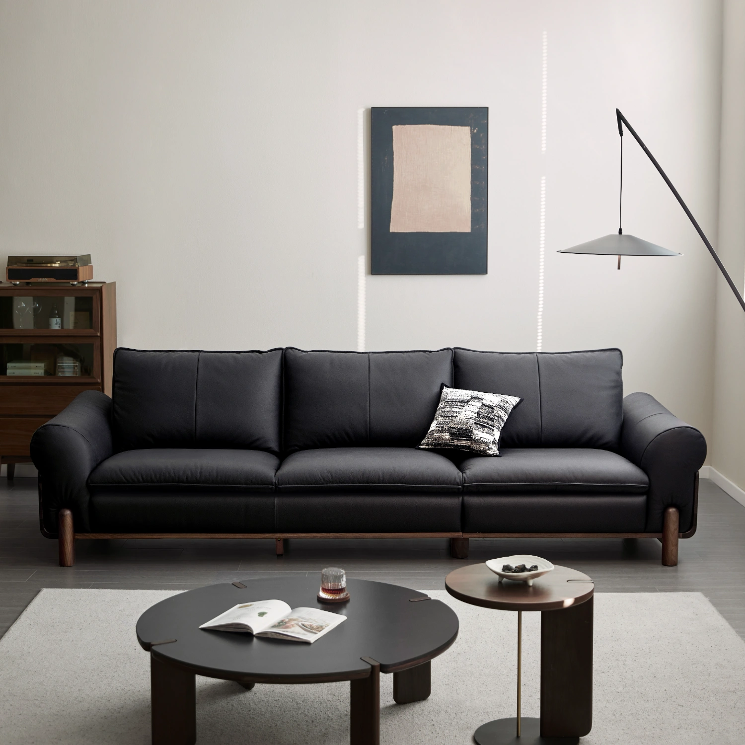 Siena Leather Sofa (Mountain Ash) 4