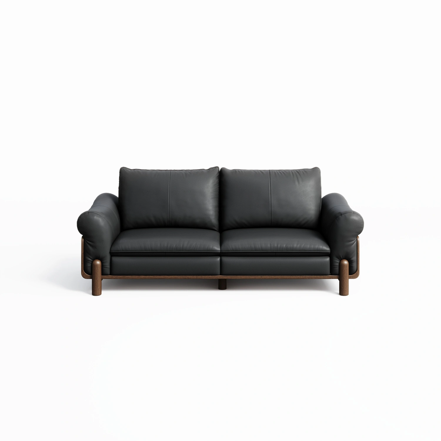 Siena Leather Sofa (Mountain Ash) 2