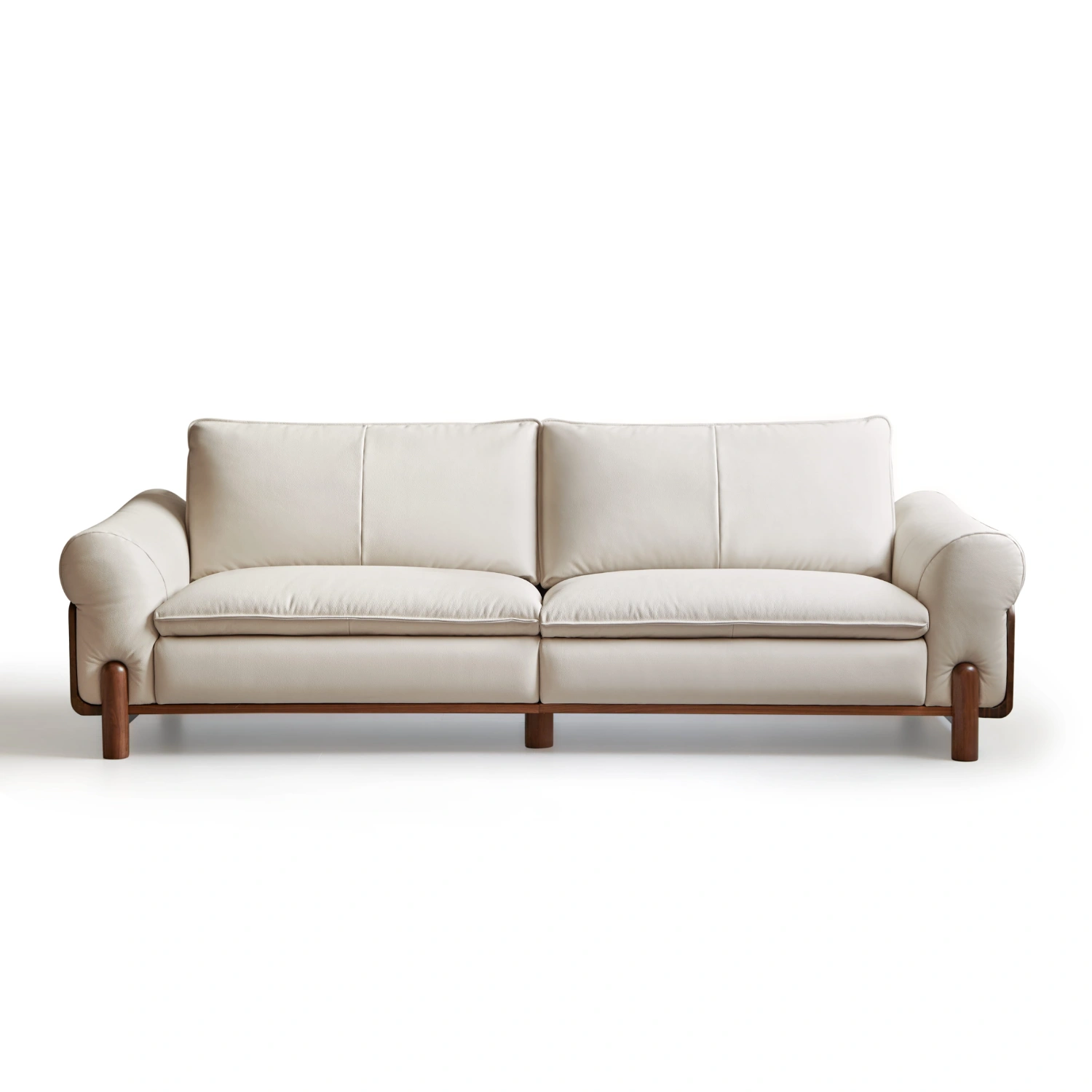 Siena Leather Sofa (Natural Walnut) 13