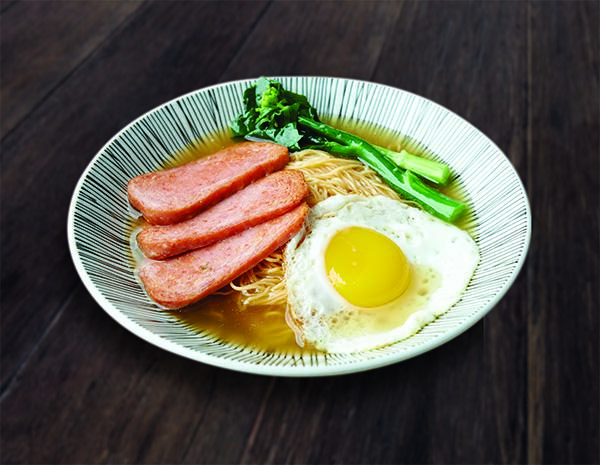 Luncheon Meat & Egg Noodles