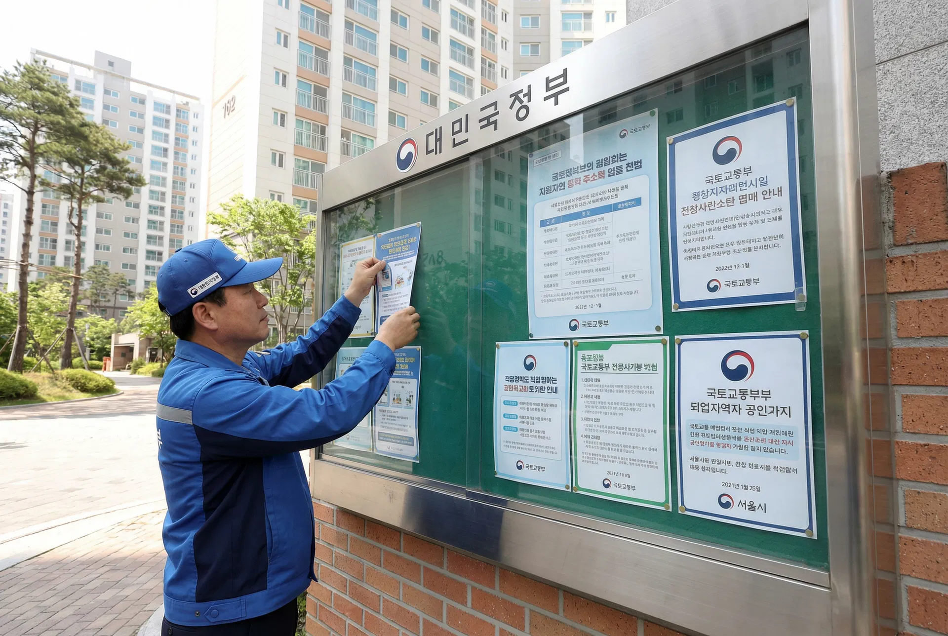 공공기관 아파트 게시판 홍보 사업