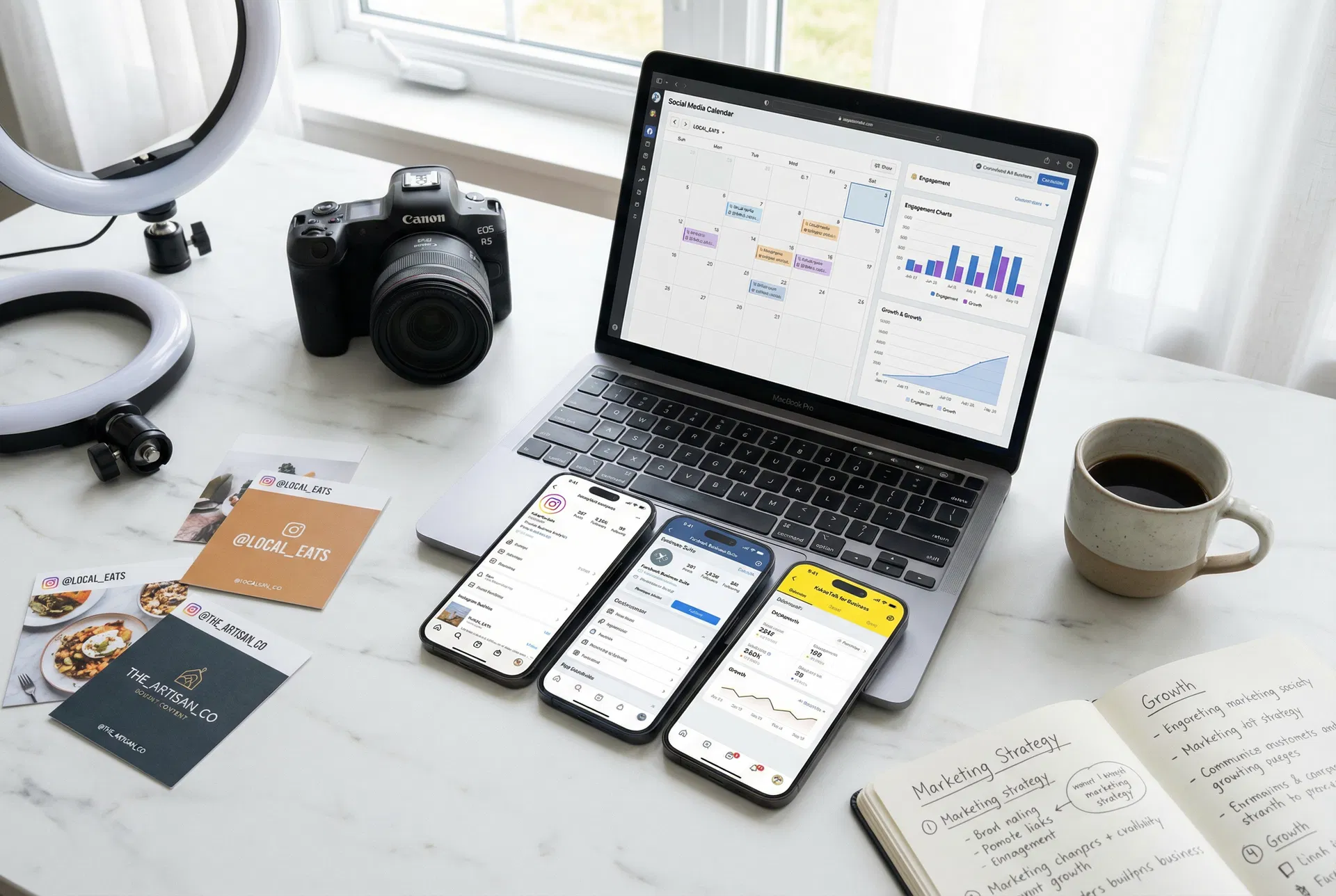 자영업자 SNS 계정 총괄 관리