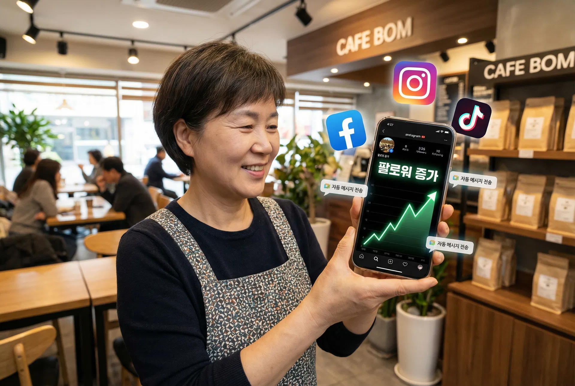 자영업자 SNS 계정 총괄 관리