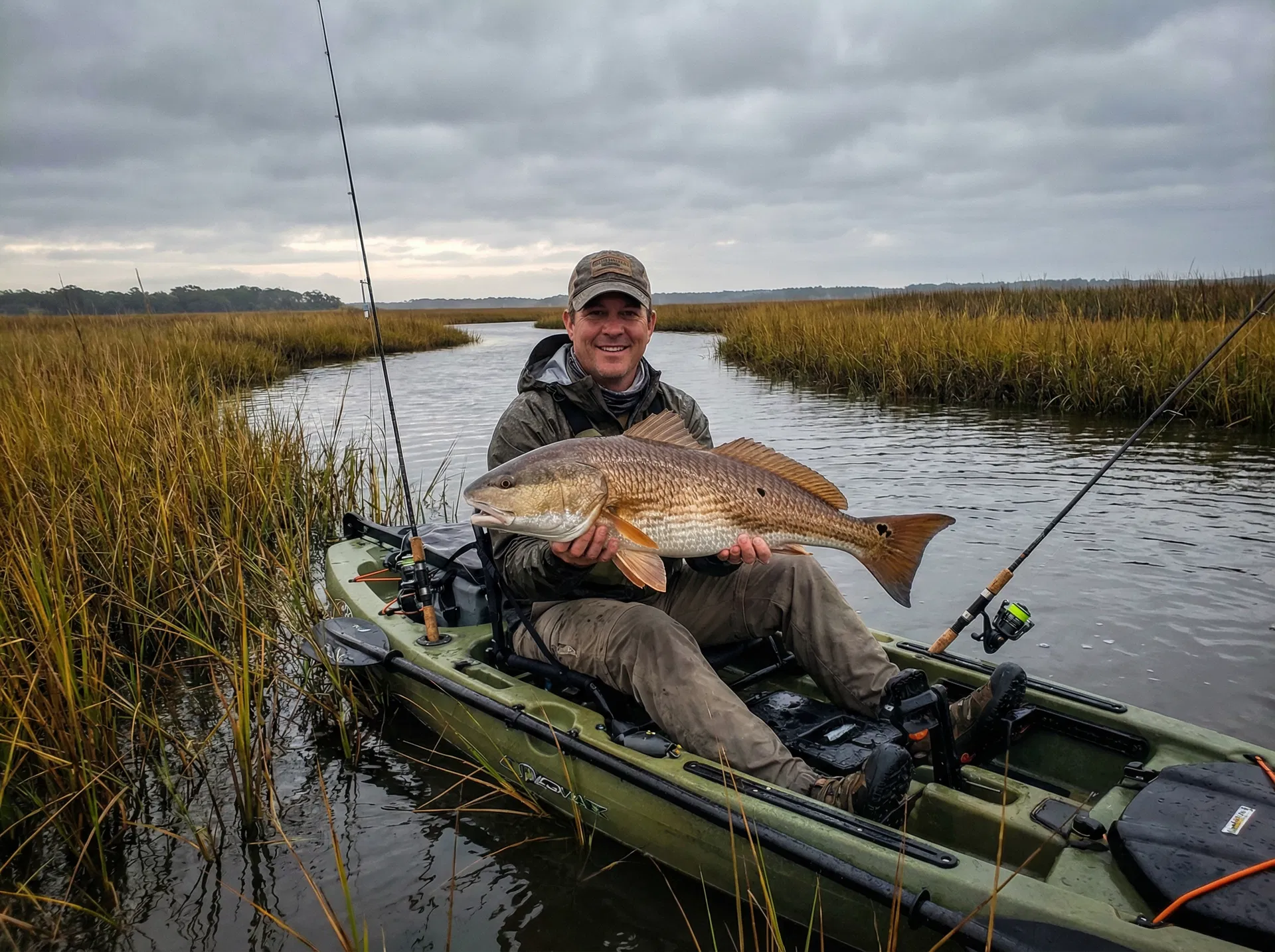 Big Redfish in the Marsh