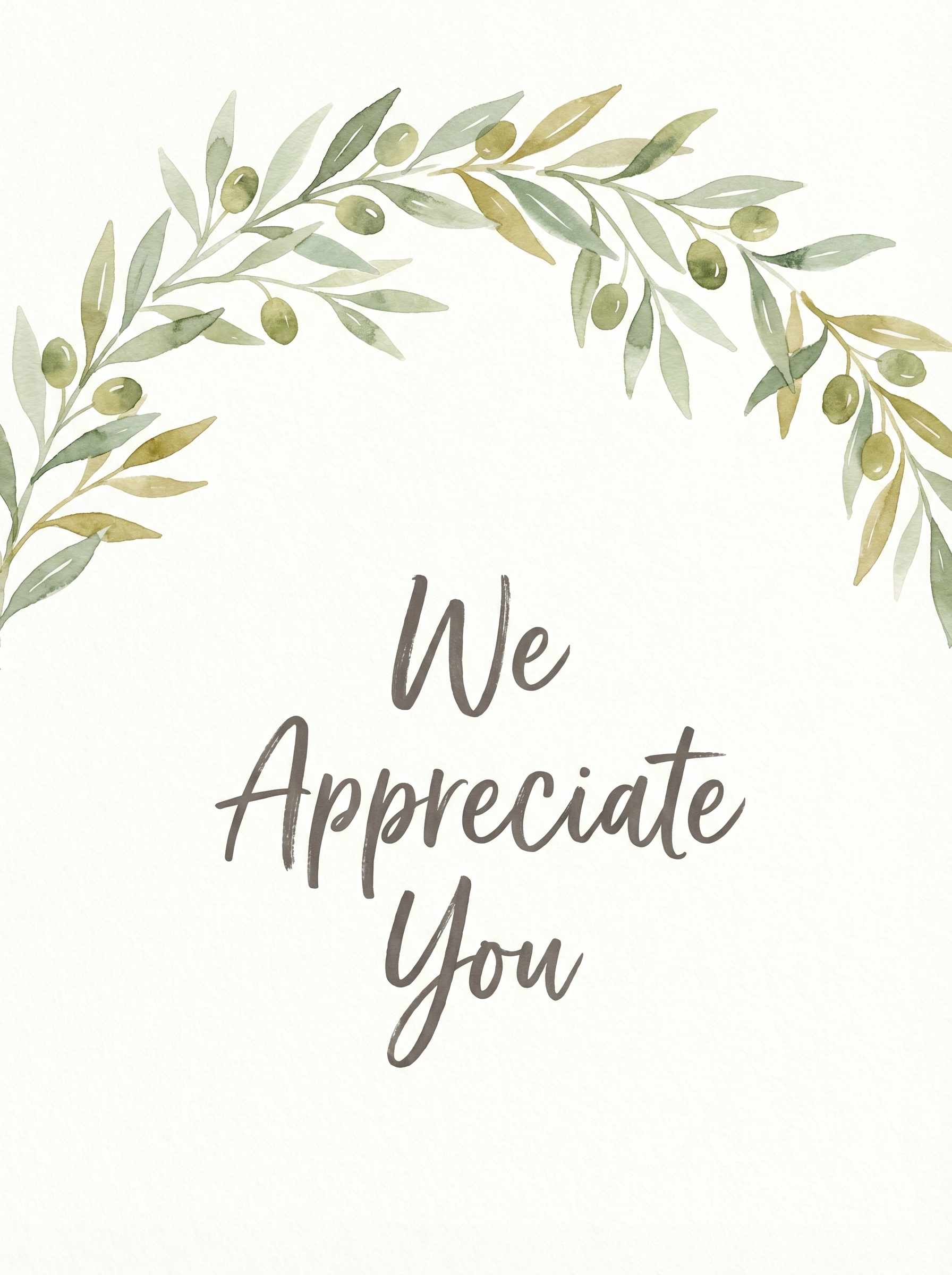 Olive Branch We Appreciate You