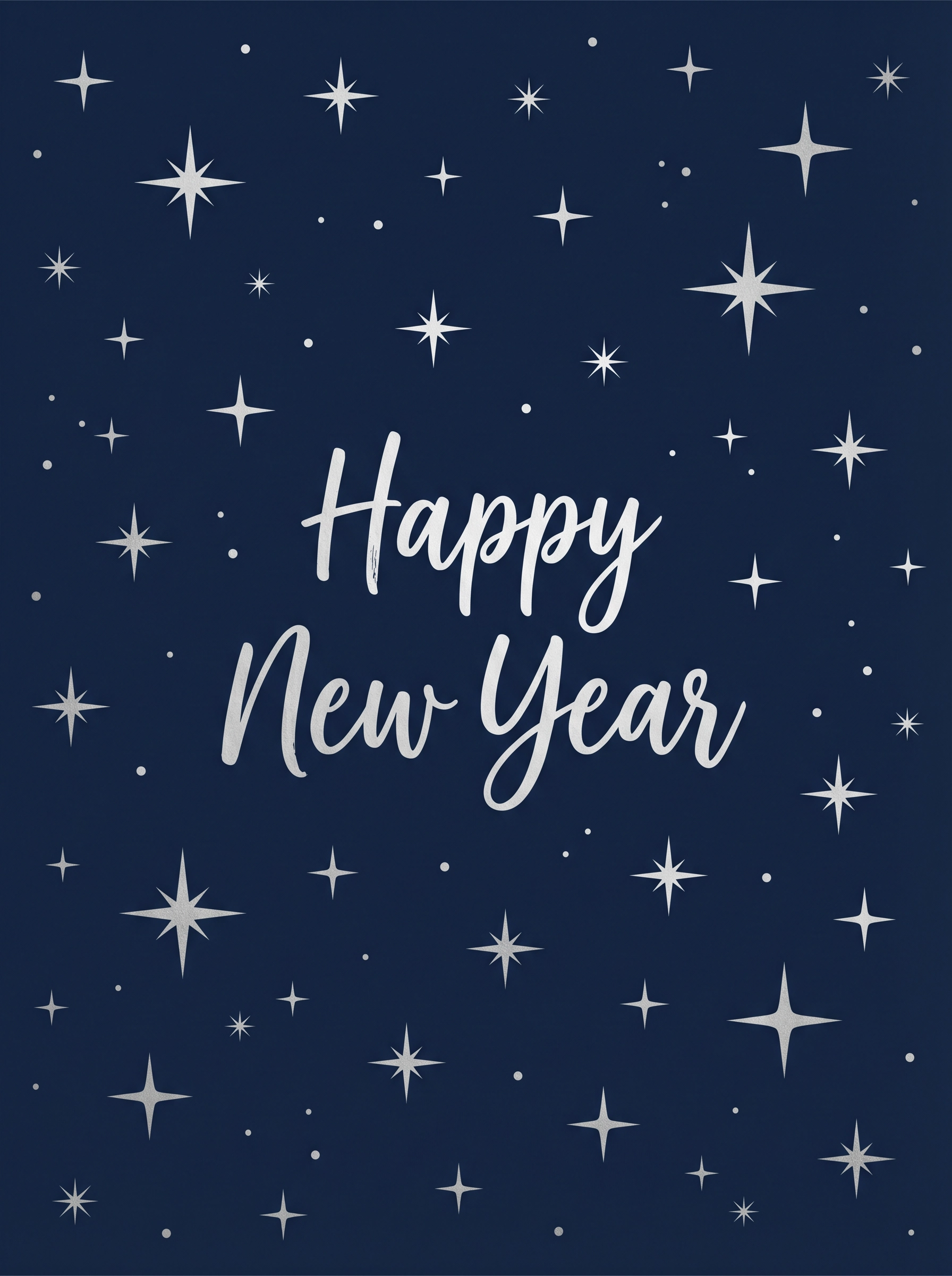 Navy Stars Happy New Year