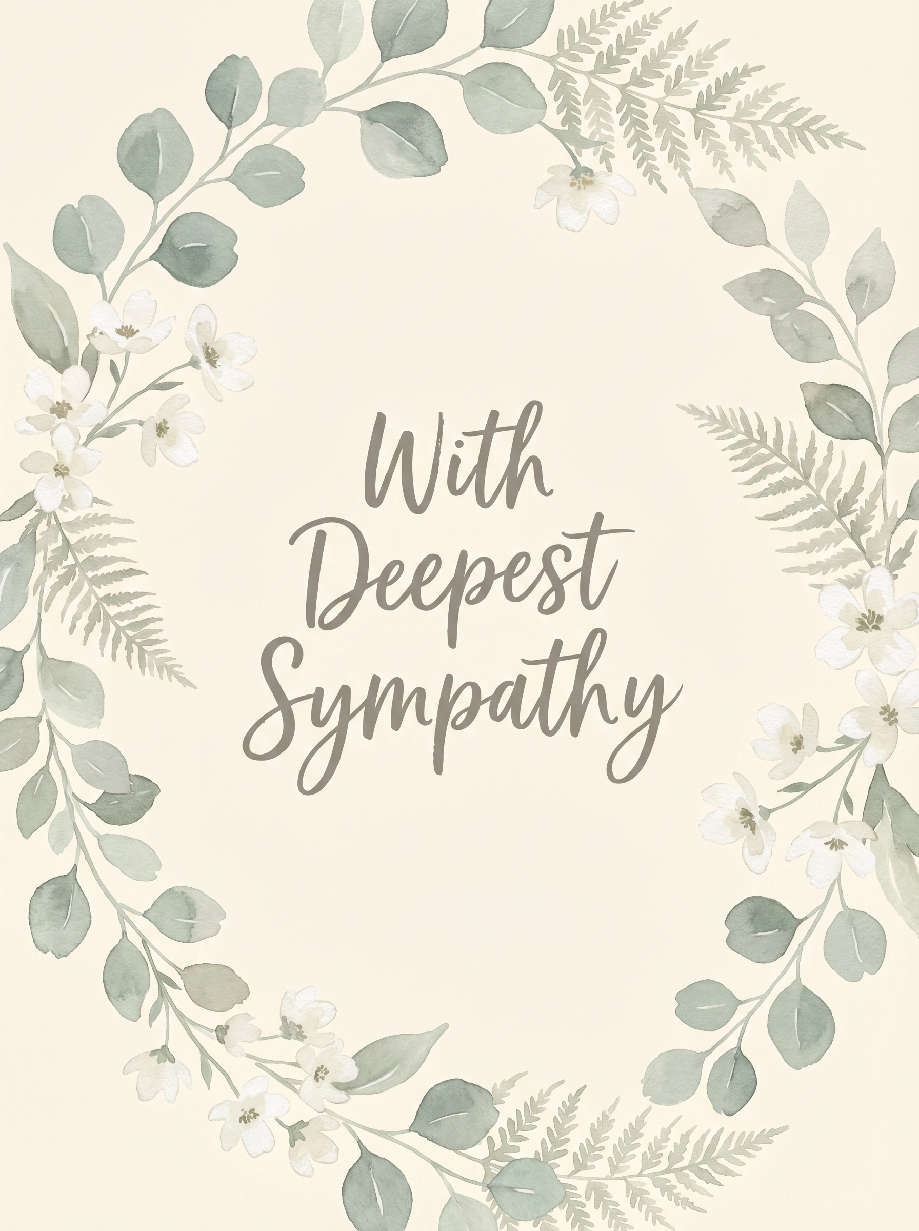 Botanical Deepest Sympathy