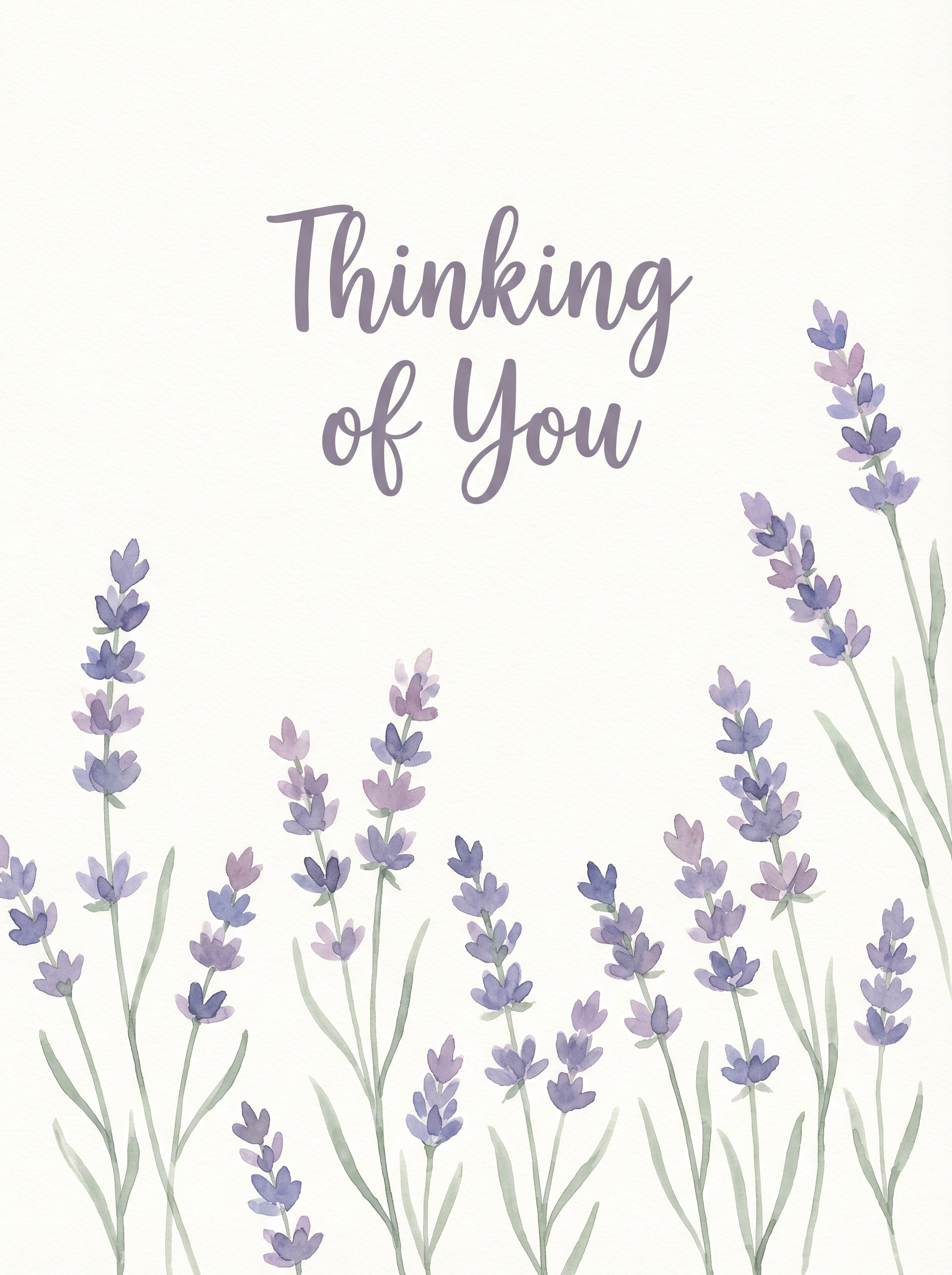 Lavender Thinking of You
